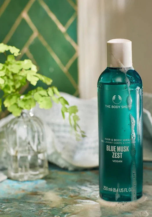 Blue Musk Zest Hair And Body Wash
