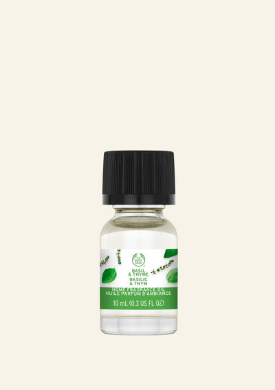Huile Parfum d'Ambiance Basilic & Thym