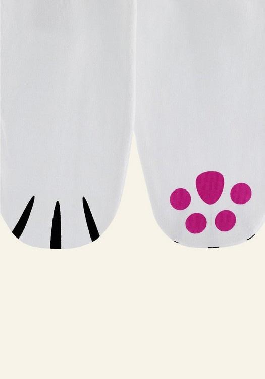 Animal Paw Print Moisture Socks