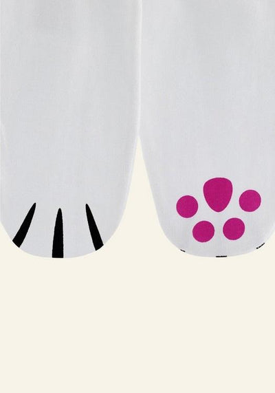Animal Paw Print Moisture Socks