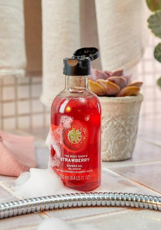 Gel douche fraise